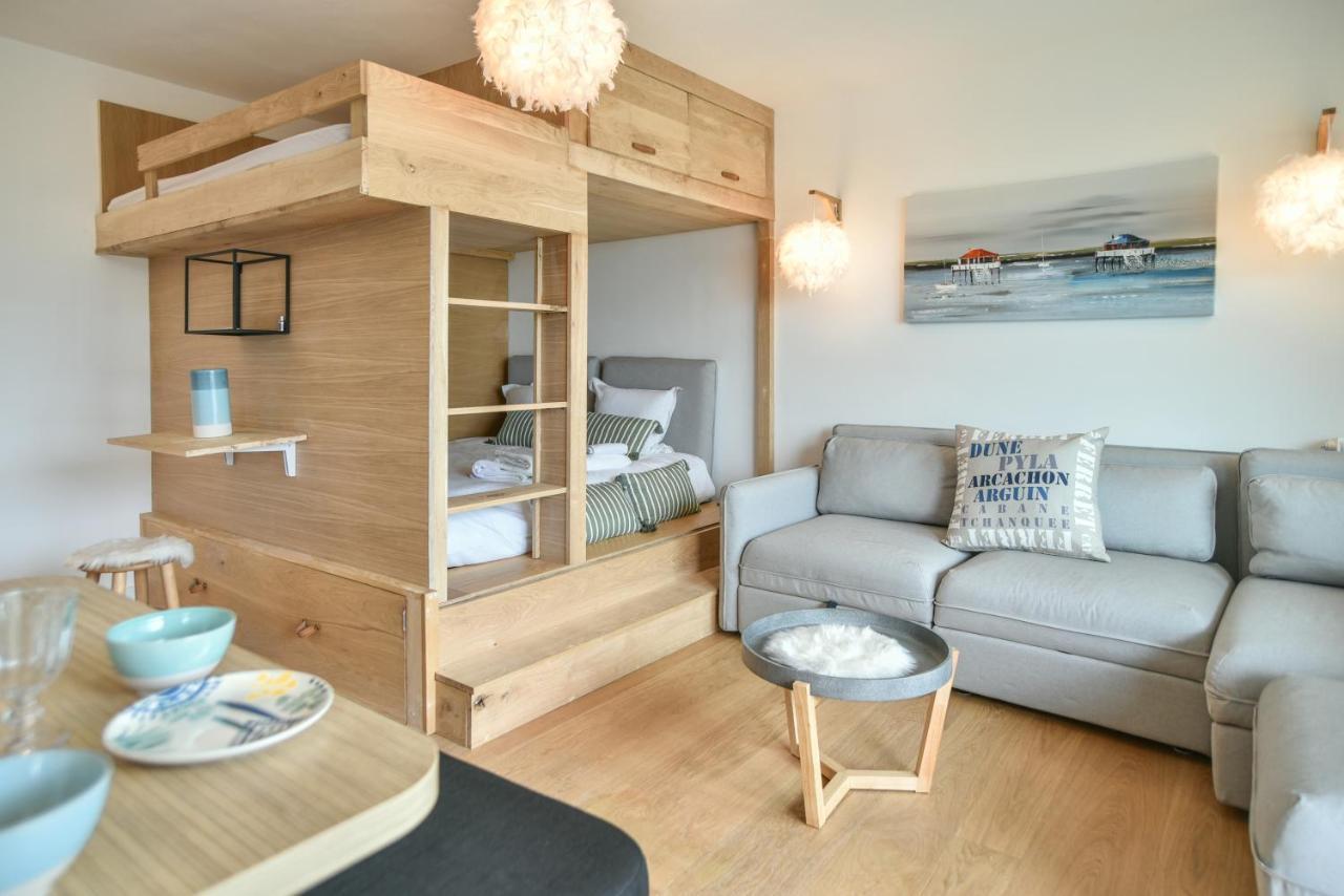 Superbe studio en 1ère ligne en plein cœur d’Arcachon Buitenkant foto