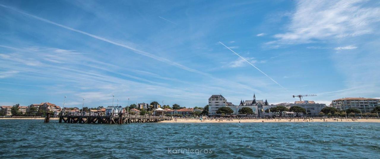 Superbe studio en 1ère ligne en plein cœur d’Arcachon Buitenkant foto